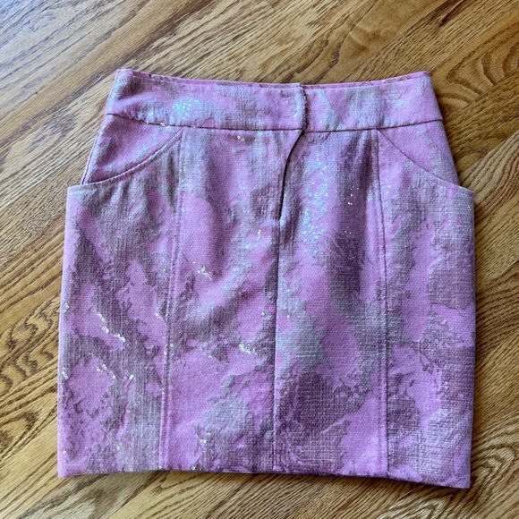 Mackage Collection Pink Sequin Skirt Sz 2 - Picture 1 of 3